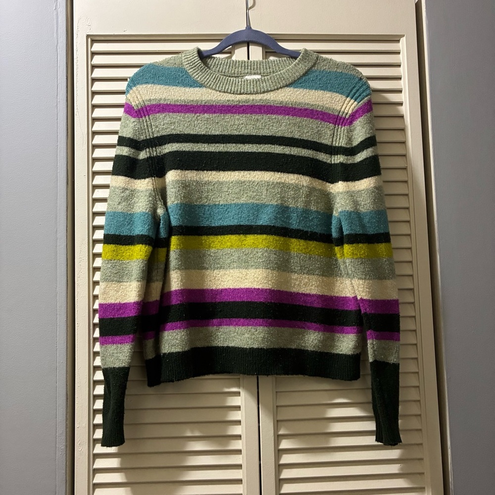 a new day Multicolor Striped Sweater